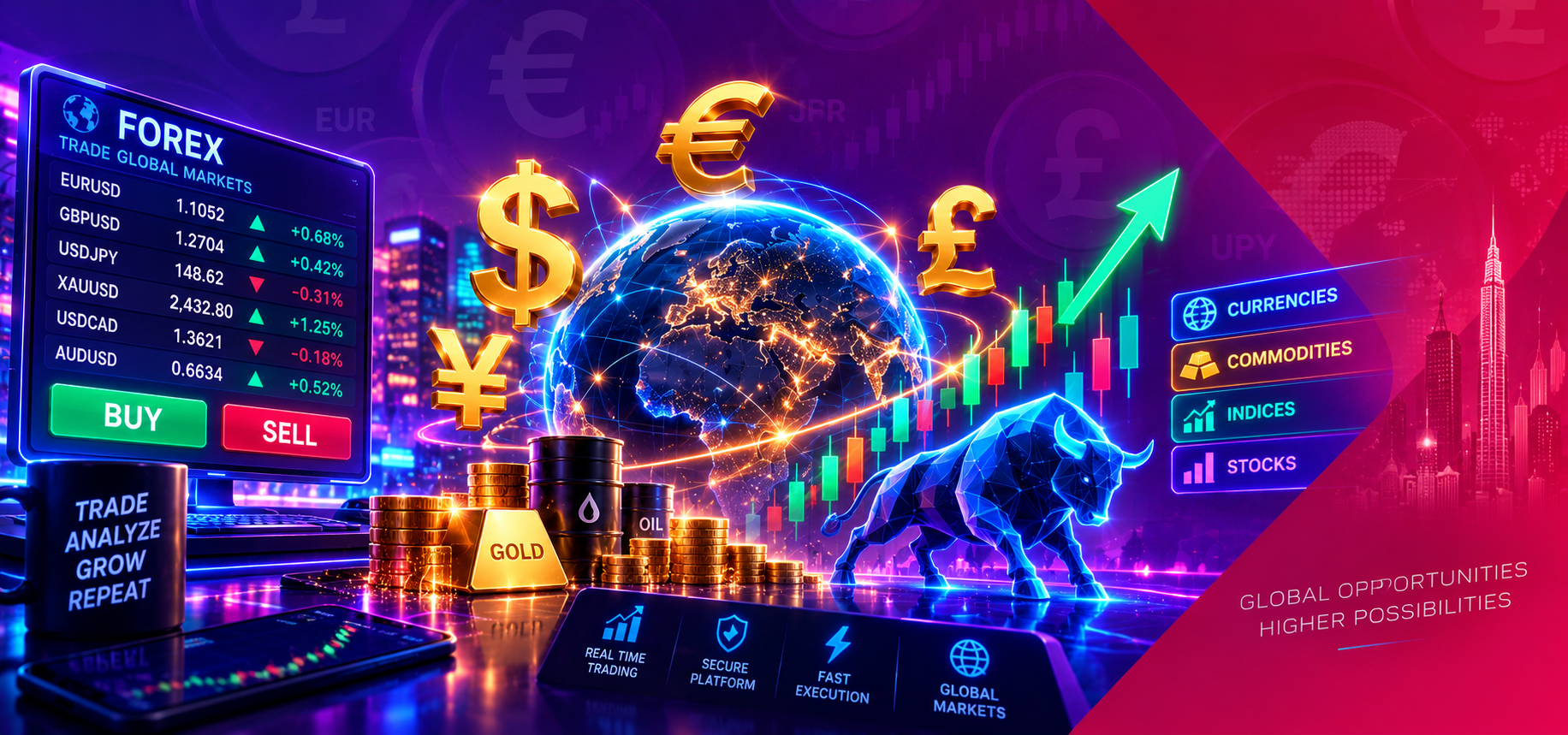 Financial Growth Banner